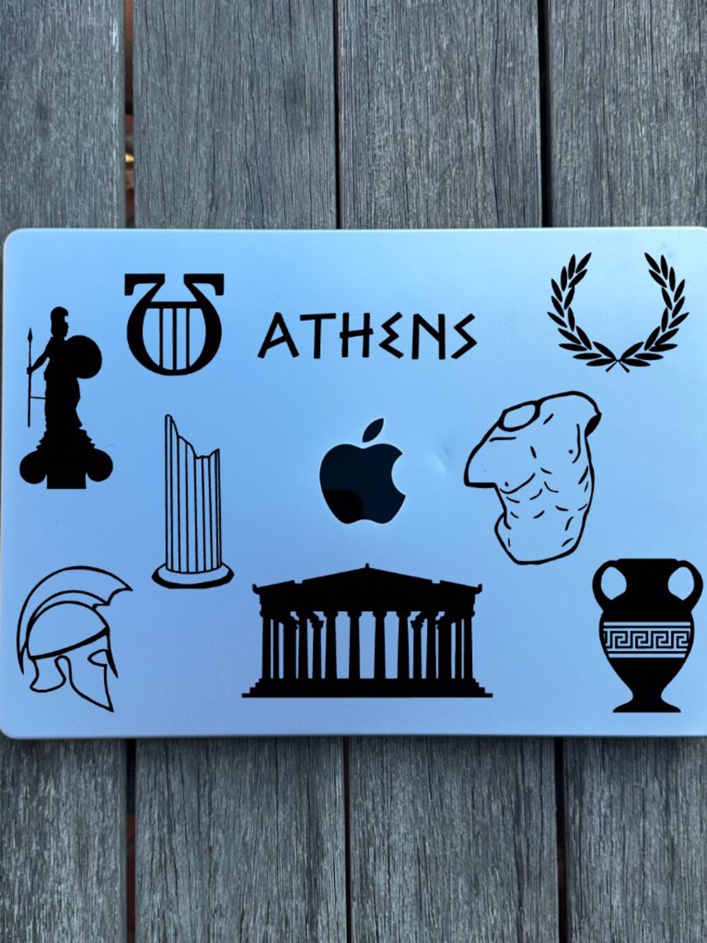 Athens, Greece - pack of 8 stickers